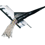 Noise protection tube is of the 80 μm with Hook & Loop Fastener