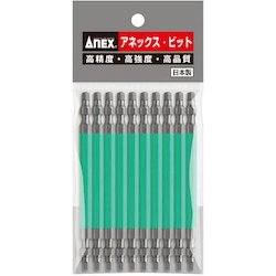 Square Color Bit (Magnetic) 10-piece set 