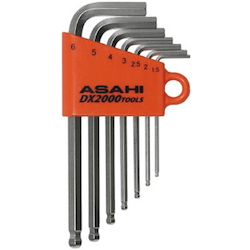  Ballpoint Hexagonal Bar Wrench Set with Chamfered Tip 