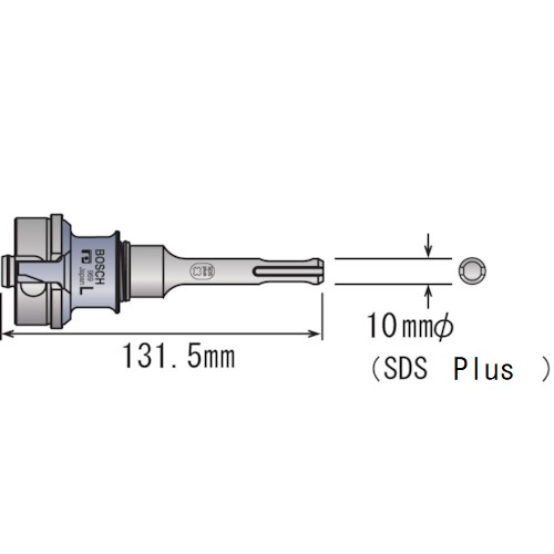 Poly-clic Shank, SDS-plus shank