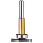 Corner bit, horizontal groove bit
