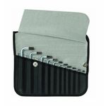 L Type Hexalobular Wrench Set with Roll-Up Case 