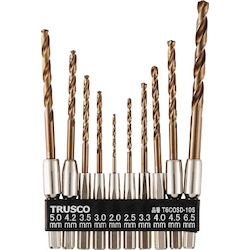 Hex shaft cobalt drill set 