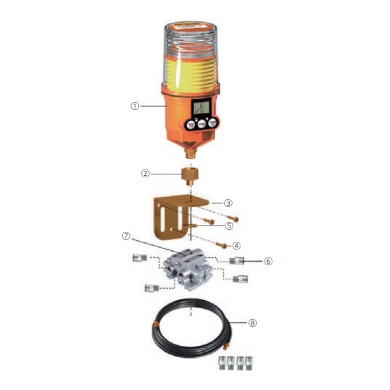Pulsarlube M/MSP/PLC Remote Installation Kit/Multi-point Lubrication Kit
