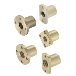 Nuts for Lead Screws-Round Flanged/Compact Flanged