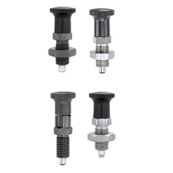 Indexing Plungers-Return and Rest Position Type/Tip Shape Selectable