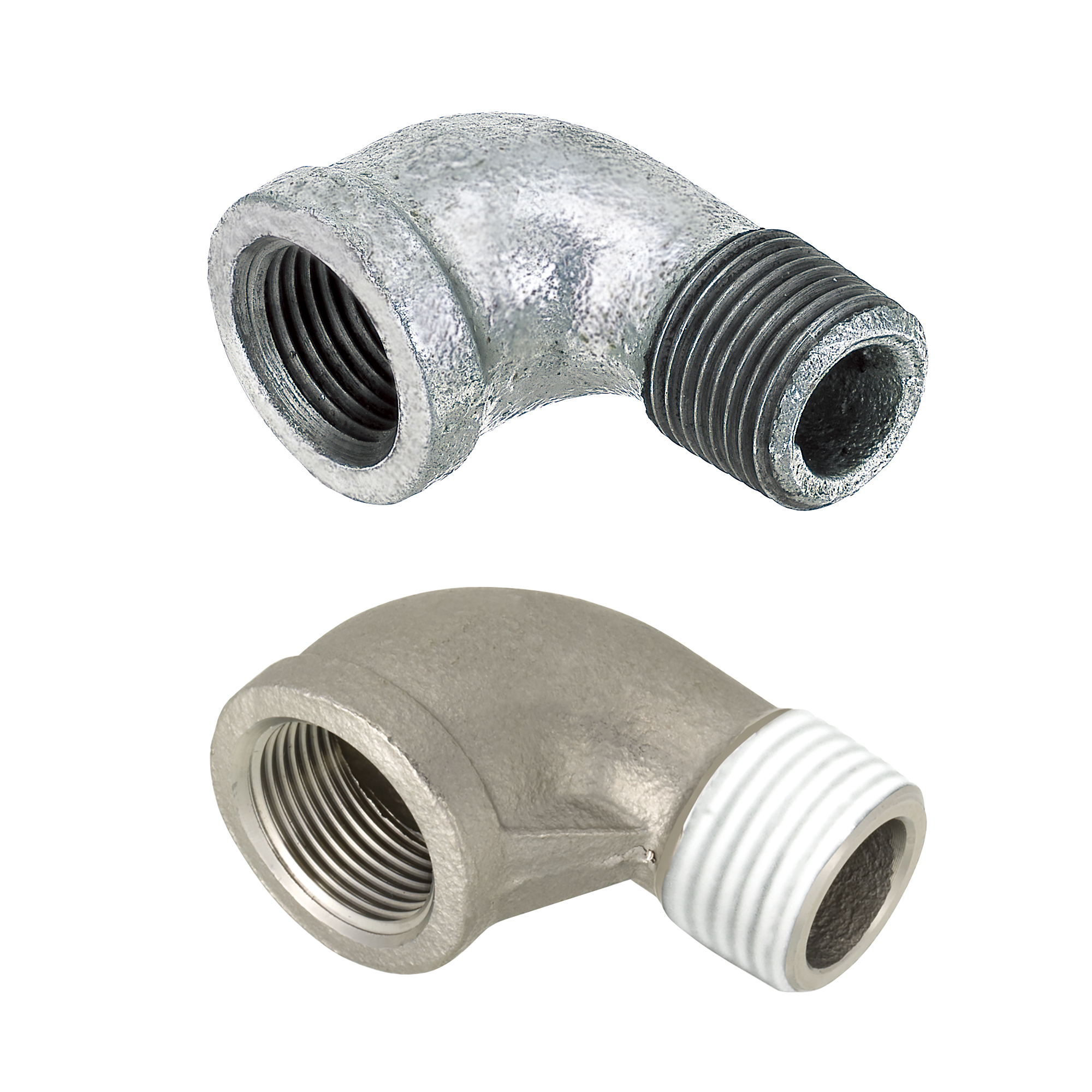 Low Pressure Fittings/90 Deg. Elbow/Threaded and Tapped