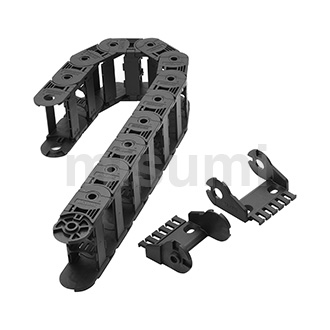 Cable Carriers Medium Load, Inner Height 25mm, Separator (Separator Attachable)