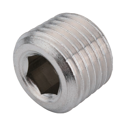 Screw-In Plugs Brass, Male Threaded, Hex Socket